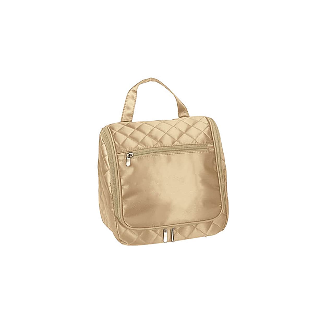 GOLD TOILETRY ORGANIZER BAG