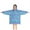 Daisy Flower Blue, variant on Daisy Flower Blue Blooms Pattern Blanket Hoodies for Kids 6-13YR Oversize Wearable Blanket Hoodies for Boys Girls Teens