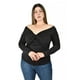 thumbnail image 1 of Blusa off shoulder con nudo Roman Fashion/Tallas Extras, 1911 (Negro) negro 40, 1 of 6