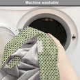 thumbnail image 6 of Abstract Dog Crate Cover, Pattern of Symmetric Mini Rectangles Connected with Streaks, Easy to Use Pet Kennel Cover Small Dogs Puppies Kittens, 7 Sizes, Lime Green Taupe Grey, by Ambesonne, 6 of 6