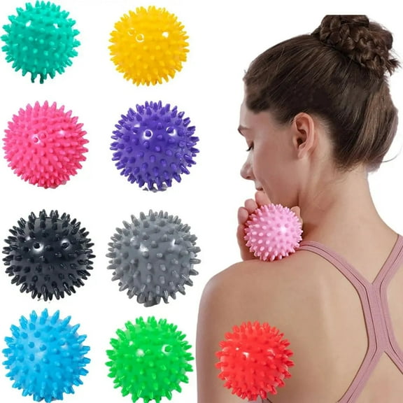 10xSport Colorful PVC Spiky Massage Ball for Body, 3 in pack