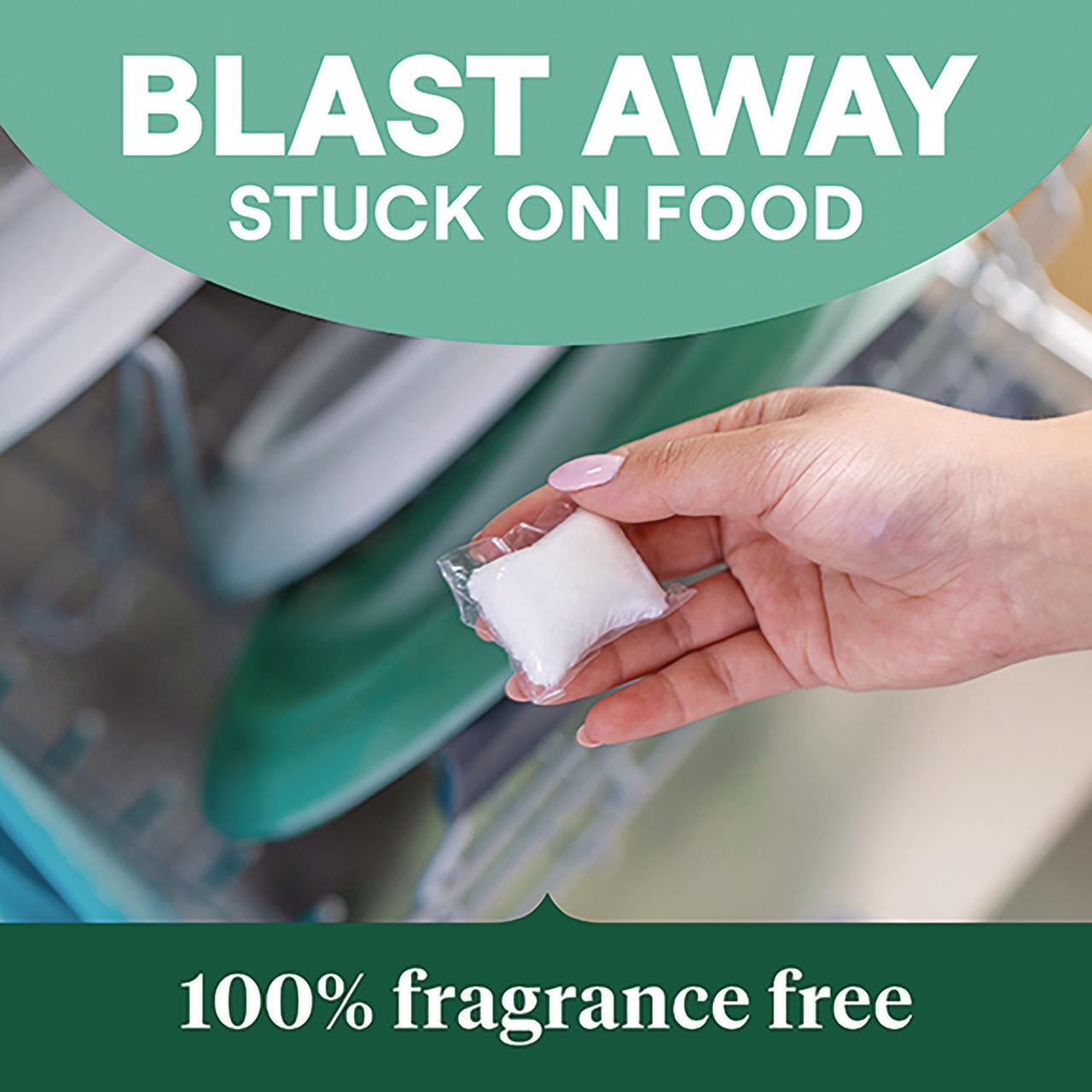 Natural Automatic Dishwasher Detergent Packs, Free and Clear, 45 Powder Packets/Box | Bundle of 5 Each