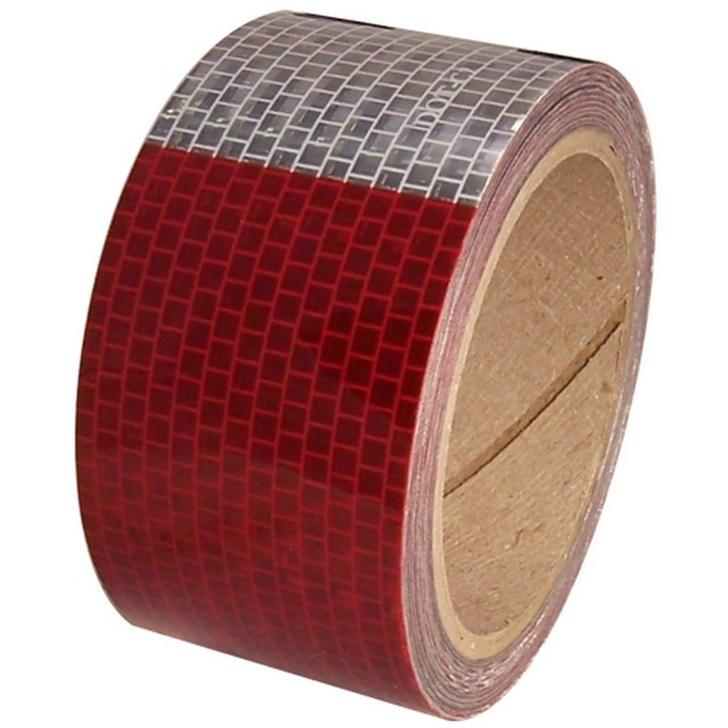 40' Foot Roll DOT C2 REFLECTIVE CONSPICUITY BUY TAPE RED WHITE FREE SHIPPING BUY 