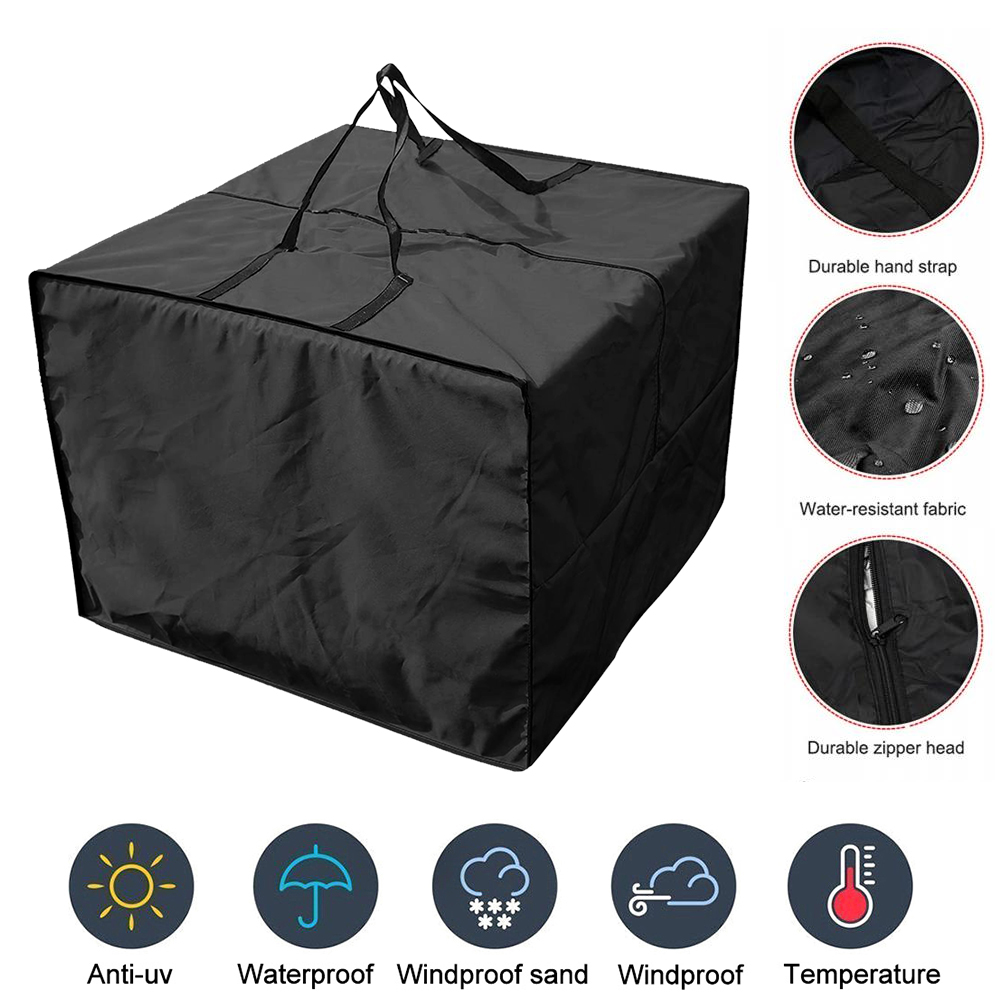 ODOMY Outdoor Cushion Storage Bag Durable 210D Patio Cushion Bag