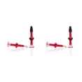 thumbnail image 1 of Eigraketly Paquete de 2 válvulas de neumático sin cámara para bicicleta de montaña, 40mm, Base de 12,8mm, válvulas de neumático de aleación de Rojo 2piezas Eigraketly  CBP441801, 1 of 1