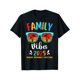 thumbnail image 1 of Camiseta a juego Reunión Familiar 2025 - Creando Recuerdos Juntos Camiseta de niña 100 % algodón de corte relajado con estampado gráfico tropical vibrante, lavable a máquina Top informal de verano p, 1 of 6