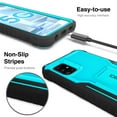 thumbnail image 3 of ExoGuard For Samsung Galaxy A51 5G Case, Phone Case with Screen Protector and Kickstand (Blue), 3 of 8