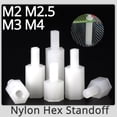 thumbnail image 2 of 50pcs M2 M2.5 M3 M4 Nylon Hex Male Female Standoff Threaded Pillar Mount PCB Board PC Motherboard Plastic Spacer Screw Nut, 2 of 4