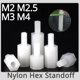 thumbnail image 2 of 50pcs M2 M2.5 M3 M4 Nylon Hex Male Female Standoff Threaded Pillar Mount PCB Board PC Motherboard Plastic Spacer Screw Nut, 2 of 4