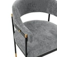 thumbnail image 5 of Manhattan Comfort Lia Dining Armchair with Metal Frame in Gray - Set of 2, 5 of 11