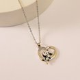 thumbnail image 3 of Collar de panda, collar de madre e hija, collar con colgante de corazón de amor, 3 of 4
