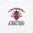 thumbnail image 4 of Inktastic Thanksgiving Big Sis Announcement Turkey Girls Toddler Dress, 4 of 5