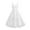 White, variant on Plus Size Wedding Dresses - Solid Color, V-Neck, Sleeveless, Maxi for Summer White XXL