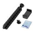 thumbnail image 7 of Acuvar 10” inch Flexible Tripod with Quick Release + Universal Mount for All Smartphones + Mount for GoPro Cameras + an eCostConnection Microfiber Cloth, 7 of 7