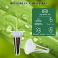 thumbnail image 4 of Plant Growing Basket Planting Set 50 Planting Baskets + 50 Transparent Covers + 50 Planting Cotton + 50 Stickers, 4 of 8