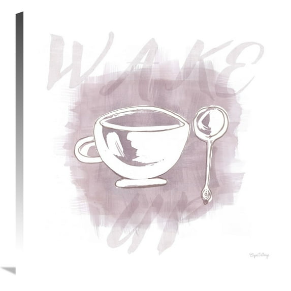 Global Gallery's 'Jazzy Java II' By Elyse DeNeige Stretched Canvas Wall Art