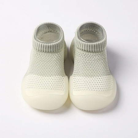 

QWZNDZGR Newborn Baby Boys Girls Socks Shoes Unisex Non-slip Floor First Walkers Kids Soft Rubber Sole Infant Toddler Solid Color shoes