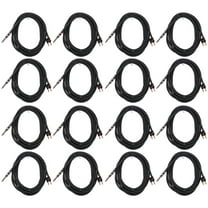 16 Rockville RCXBN15 15 Ft 1/4" to Banana Speaker Cables, 16 Gauge, 100% Copper!