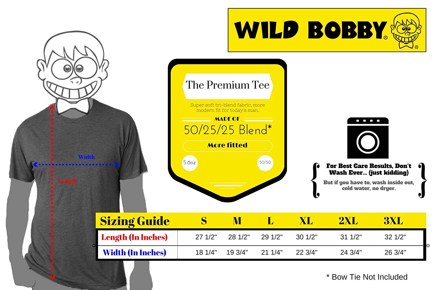 Wild Bobby, Wolf Howling At the Full Moon Wolf Pack Animal Lover Mens Premium Tri Blend T-Shirt, Envy, Small - image 3 of 3