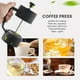 thumbnail image 2 of Cafetera y tetera de prensa francesa, prensa de café de vidrio de borosilicato espesado sin óxido y lavavajillas, 2 of 5