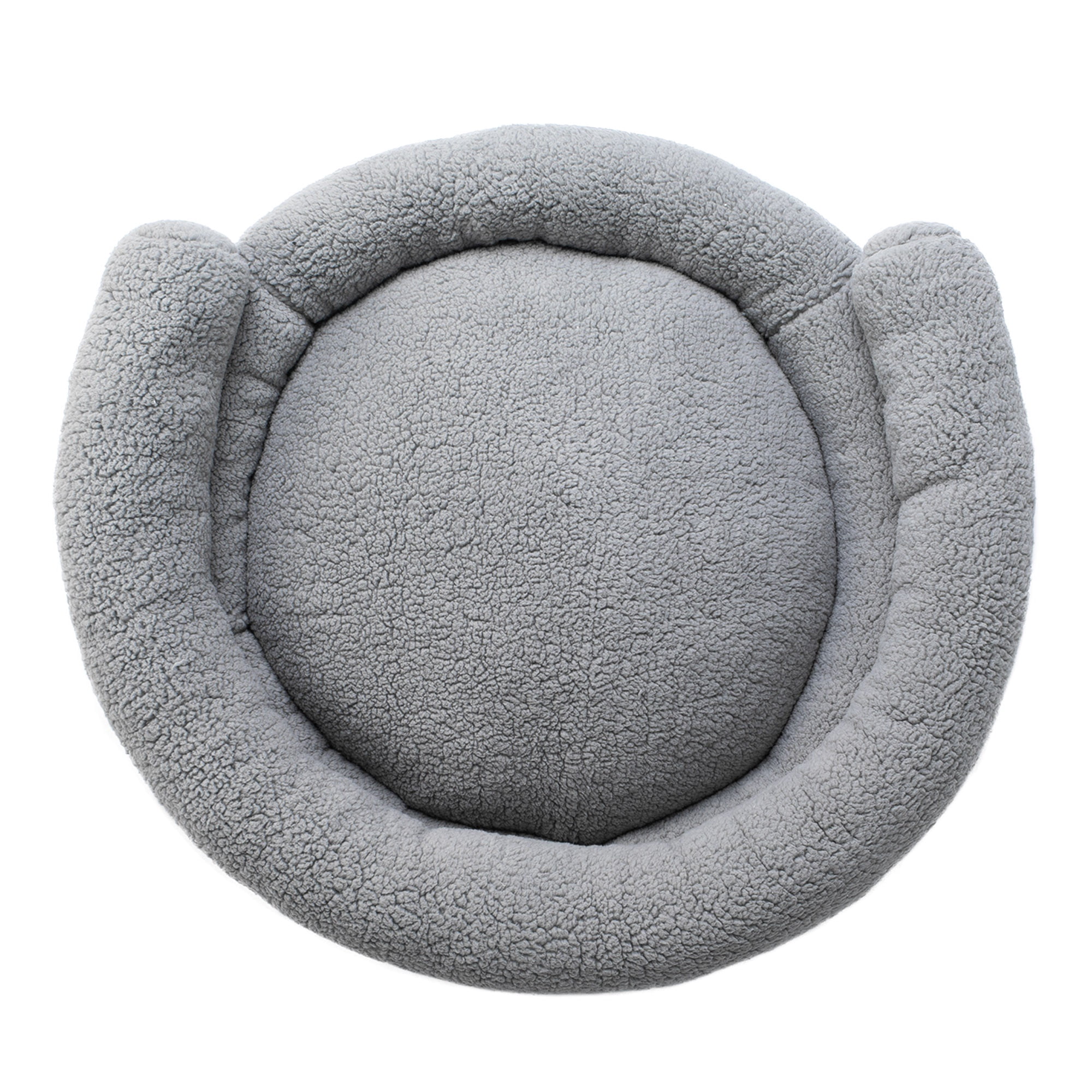 Petmate Double Bolster Couch Dog Bed, Cat Bed, 32 Inches, Removable Machine Washable Cover, Assorted Gray or Cream