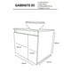 thumbnail image 5 of Mueble Gabinete DECOMOBIL para Baño con Lavamanos Y Monomando GABINETE 05 Encino Polar, 5 of 5