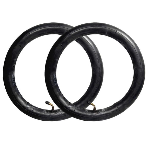14x2.125 Inner Tube with Bent Metal Valve, 14 Inch Replacement Tire Tube for Electric Bike, Scooter, Wheelbarrow