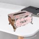 thumbnail image 3 of Sostenedor del tejido Caja De Pañuelos Decorativa Estilo Europeo Acrílico Rústico Para Bares De Hotel Rosa Plateado rosa plateado Magideal Sostenedor del tejido, 3 of 6