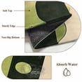 thumbnail image 6 of 3'x5' Area Rugs, Green Geometric Indoor Outdoor Area Rug for Living Room Bedroom, Vintage Abstract Middle Century Artwork Washable Bathroom Rugs Kitchen Floor Carpet Mats Home Decor Aesthetic, 6 of 8