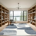 thumbnail image 2 of ODIKA 2'x3' Machine Washable Non-Slip Area Rug, Abstract Gray High Traffic Rug, Gray, 1055563, 2 of 7