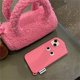 thumbnail image 4 of Adecuado para la funda del teléfono móvil iPhone 13, funda para teléfono móvil Ins con bonitos dibujos animados de helado rosa, cubierta trasera suave de silicona con ojos divertidos, 4 of 5