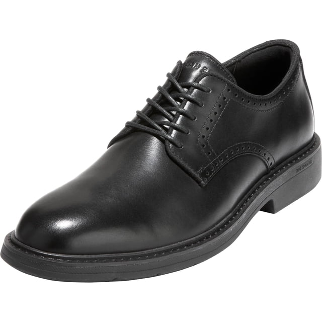 Cole Haan Hombre Zapato Oxford Goto Punta Lisa Negro Impermeable Talla 8.5 US