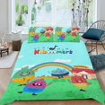 thumbnail image 2 of Los Kiboomers Conjunto de sábanas temático, trío de piezas, cómodo y amigable con la piel, diseño único, regalo de decoración para el hogar para familiares, amigos y fans,135cm *200cm, 2 of 6