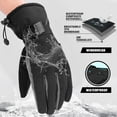 thumbnail image 6 of Winter Waterproof Ski Snow Warm Gloves for Women Men, Windproof Cold Weather Thermal with Touchscreen Fingers, for Running Driving Cycling Hiking Biking Outdoor Sports Daily Work, 6 of 8