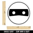 thumbnail image 2 of Masked Head Emoticon Self-Inking Rubber Stamp Ink Stamper - Red Ink - Mini 1/2 Inch, 2 of 7