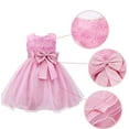 thumbnail image 3 of Girls Dress Kids Mesh Flower Dress Children's Lace Ball Gown Party Dress Tulle Prom, 3 of 5