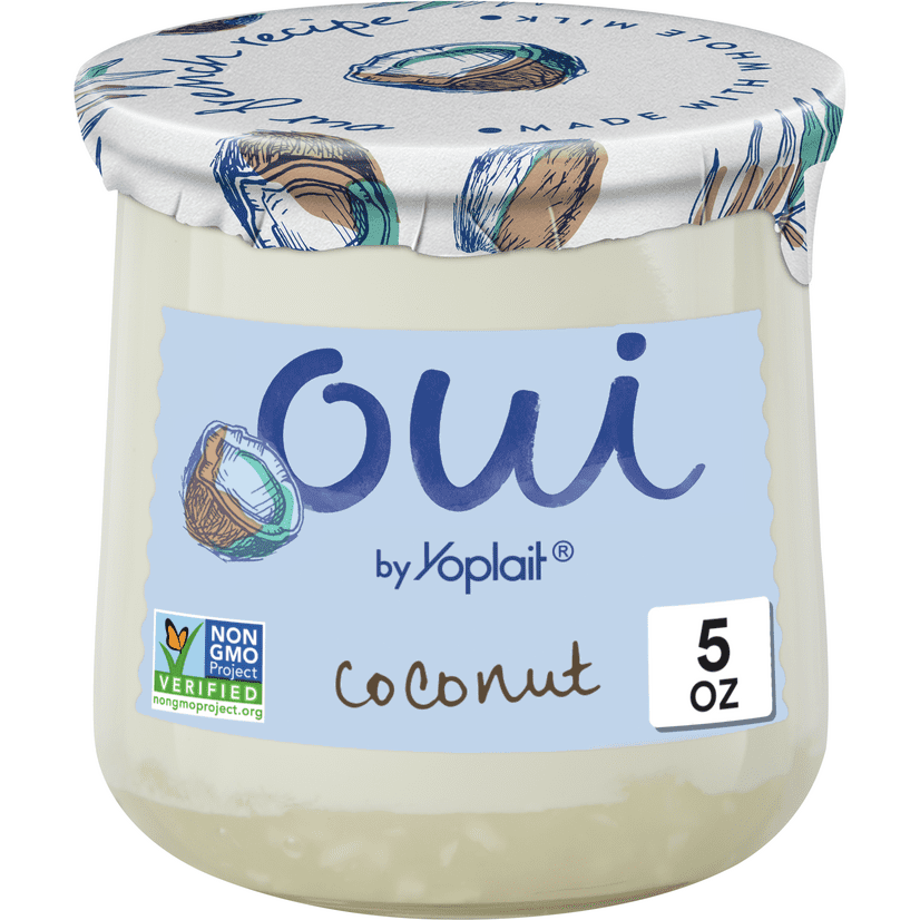 Oui By Yoplait French Style Yogurt Coconut Gluten Free Yogurt 5 0 Oz Walmart Com