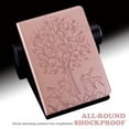 thumbnail image 6 of Allytechgroup Case for Apple iPad Air 11 Inch M3 M2 2025/2024/ iPad Air 5th 4th Gen 10.9", PU Leather Shockproof Flip Cover with Tree & Deer Pattern, Stand Feature & Elastic Band, Rosegold, 6 of 10