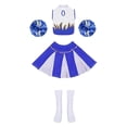 thumbnail image 3 of Xuewenshw European Children Cheerleading Team COS Student Role Playing Stage Performance Competition Carnival Party Set New Born Clothes Set for Girls, 3 of 6