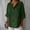 Green, variant on Weikingp Dressy Summer Tops For Women Linen Shirt for Women V Neck Collared Blouse Casual Tops Short Sleeve Button Down Women Camp Shirts For Women Trendy Shirts For Women 2025 Red 3XL