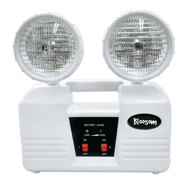 Lámpara Bloosom de emergencia LED con batería recargable 120V blanca