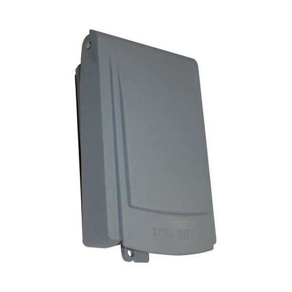 Sigma Electric 3549789 Slimline Rectangle Plastic 1 Gang In-Use Cover for Protection From Weather Gray