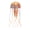 Orange Jellyfish, variant on Glow-in-the-Dark Jellyfish Decor, 7.1" Simulation Aquarium Pool Decoration, Fluorescent Soft Floating Ornament, Waterproof Swimming Pool Accessory, Eco-Friendly PVC