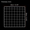thumbnail image 2 of Uxcell 14"x14" Wire Grid Panel, 2 Pack Wall Grid Panels Board Photo Display Decor Hanging Organizer, White, 2 of 6