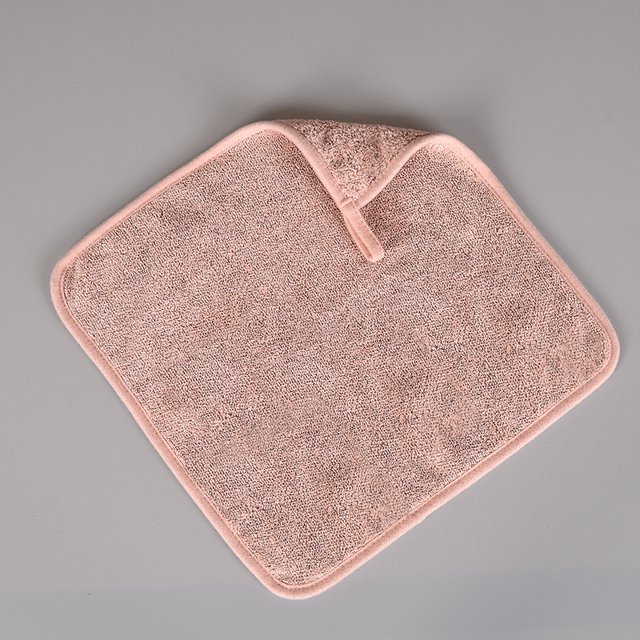 La toalla de fibra de carbón de bambú se puede colgar, toalla de manos antibacteriana, toalla cuadrada pequeña de color sólido para el hogar y la cocina