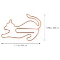 thumbnail image 3 of 25pcs Créatif Signet Clips Belle en Forme de Chat Trombones Fournitures de Bureau, 3 of 7