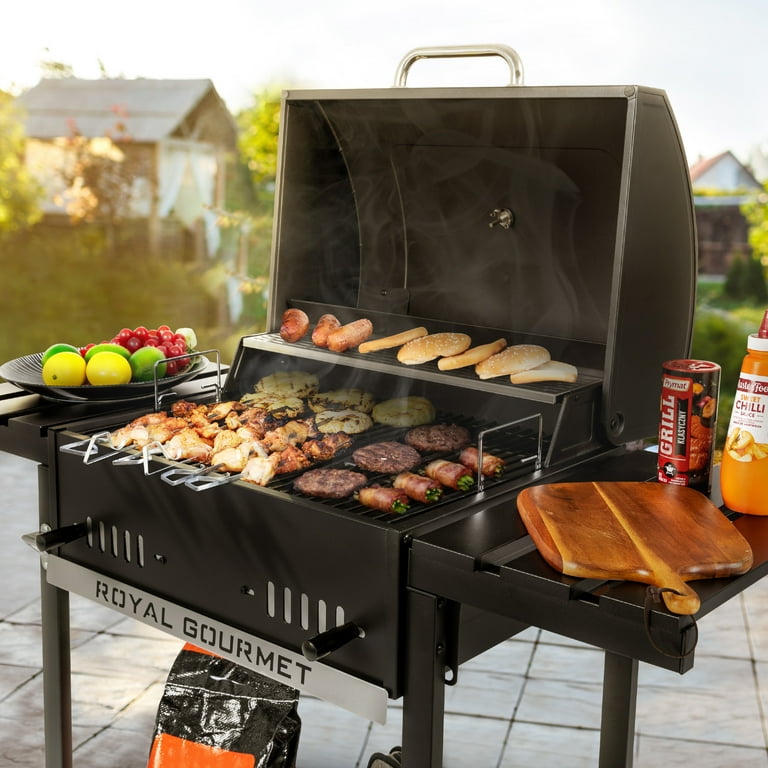 Royal Gourmet CD1824ET 24-Inch Movable Charcoal BBQ Grill with
