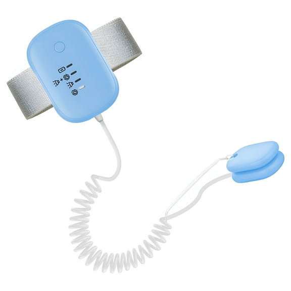 XIRQI Bedwetting Alarm Loud Sound Strong Vibrations USB Rechargeable Bedwetter Pee Alarm Monitor For Kids Adults Seniors