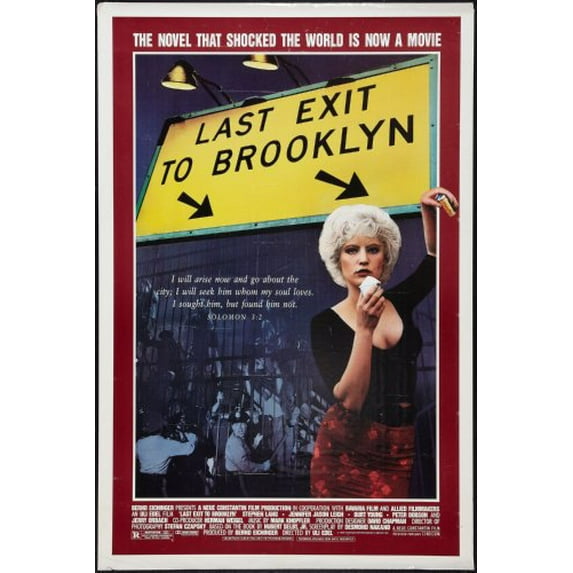 Last Exit To Brooklyn Movie Poster 24x36 Art Poster 24x36 Multi-Color Square Adults AB Posters