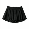 thumbnail image 6 of Zoki Sexy Women Pleated Skirts High Waist Summer Vintage Mini Skirts Korean Tennis Student White Designed Dance Skirt, 6 of 10